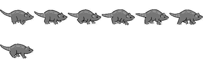 Rat enemy sprite sheet for Blink