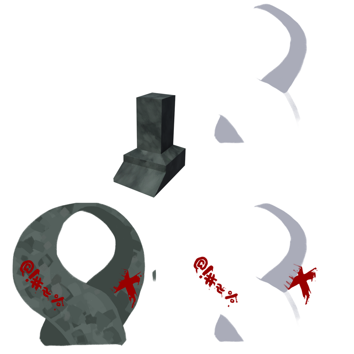 Peaceland environment concept art, alternate composition