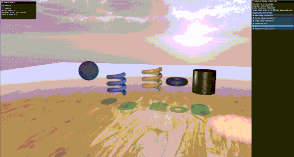 Real-time rendering demo from the custom DirectX 11 graphics engine